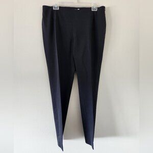 LAFAYETTE 148 | Virgin Wool Pants Stretchable Navy Side Zipper Sz 12